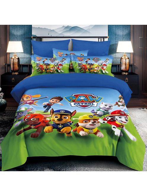 Детски спален комплект Пес Патрул 3D (Реална визия), 6 части, Disney Paw Patrol team bedding set, 200x230cm