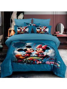  Детски спален комплект Мики и Мини Маус 3D (Реална визия), 6 части, Disney Mickey and Minnie Mouse love bedding set, 200x230cm