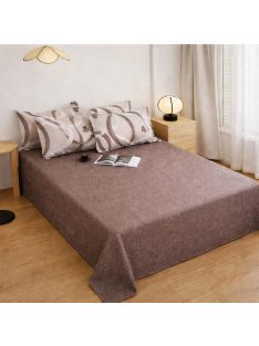   Долен чаршаф с 4 калъфки (размер 220x240), 5 части , 18978, Кафяв/Беж