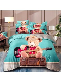   Двулицево детско спално бельо Musical Bear 200 x 230 cm, 6 части, 19022, Многоцветен