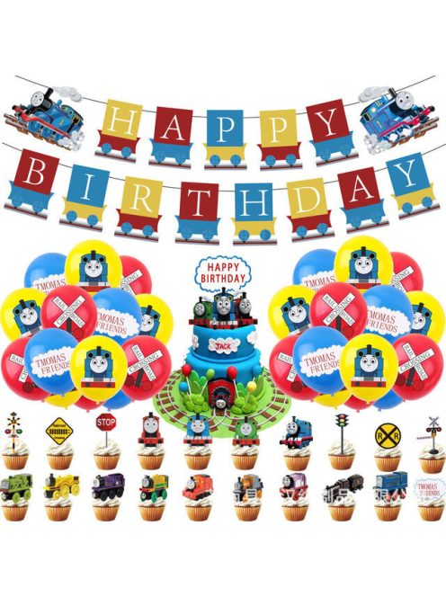 Комплект за Парти декорация Томас, Party decoration set Thomas n Friends,  Stop go