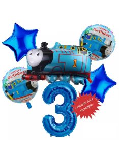   Комплект балони Томас 5бр. (64x80 cm) парти артикул, Party Balloons Thomas n Friends