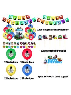   Комплект за Парти декорация Томас, Party decoration set Thomas n Friends,  Smiles