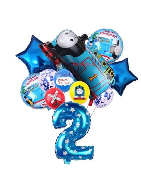 Комплект Балони Томас (11бр.) парти декорация за Рожден ден, Party Balloons Thomas n Friends - Birthday decoration