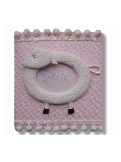 Фото-албум с бродерия АГЪНЦЕ, За 100 бр. снимки, Бял, FBA-35