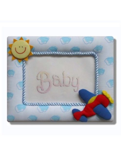 Фото-рамка с бродерия САМОЛЕТ, За снимка 10 х 15 cm, FBF-30